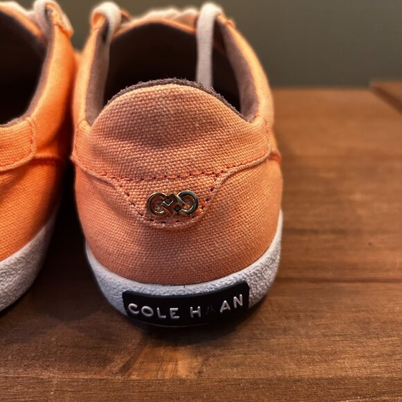 Cole Haan Womens Salmon Canvas Casual Shoes Sneakers Size 8B - Picture 6 of 9